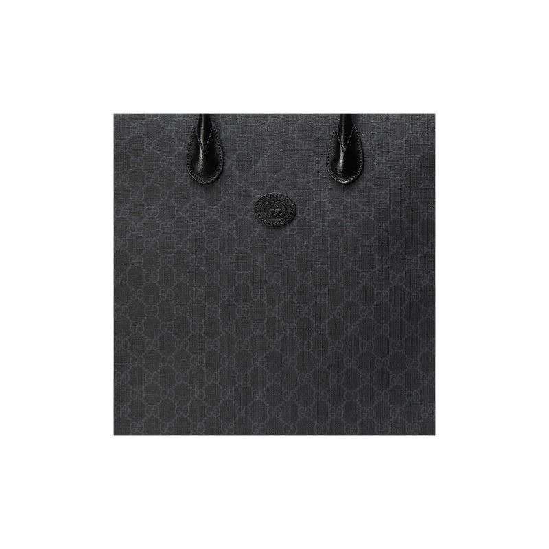 GUCCI GG Retro Series Leather Tote bag hand bag