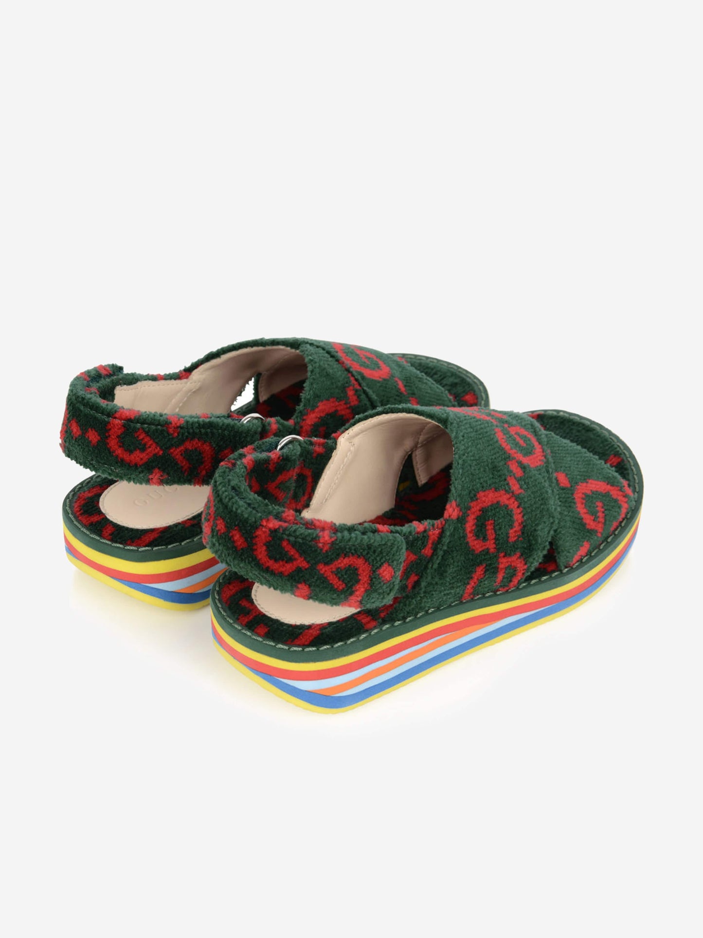 Gucci kids Terry Cloth Sandals size 30 is 12.5