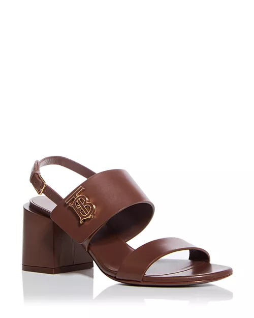 Burberry
Women's Virginia Monogram Slingback High Heel Sandals size 7.5