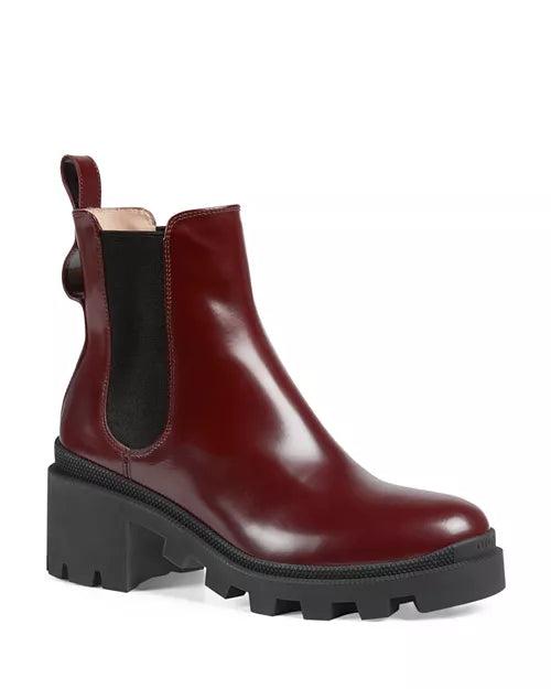 Gucci
Women's Trip Leather Ankle Boots with Crystal Belt size 6.5