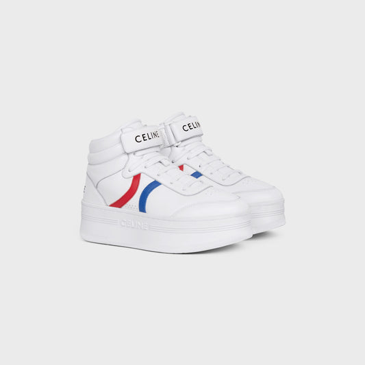 CELINE
MID BLOCK SNEAKERS WITH SCRATCH AND WEDGE in CALFSKIN size 10 women’s