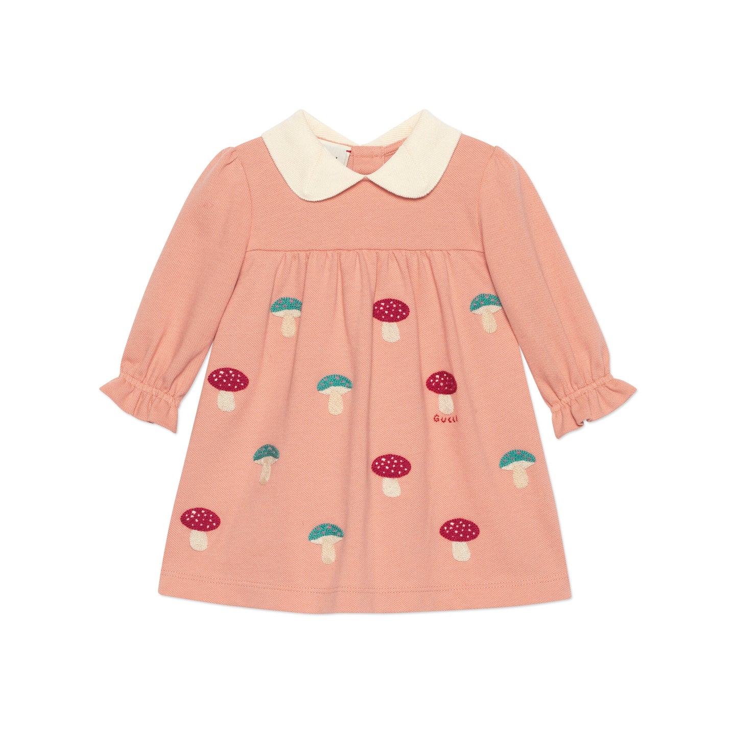 Kids' Baby Cotton Dress With Mushroom design size 3