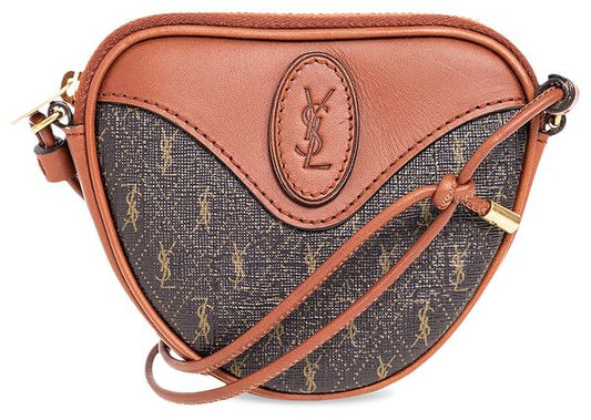 SAINT LAURENT YSL MINI COEUR LE MO CHOCO BROWN