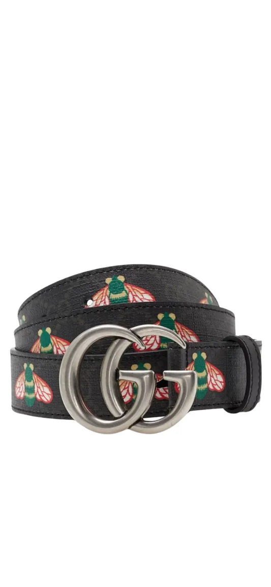 Gucci Gucci GG Supreme Bee Belt unisex size 115