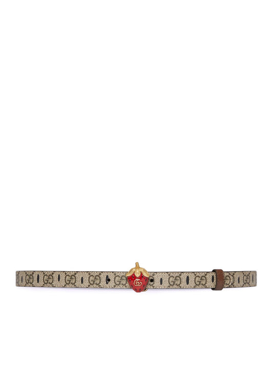 GUCCI
THIN BELT WITH STRAWBERRY BUCKLE size 115