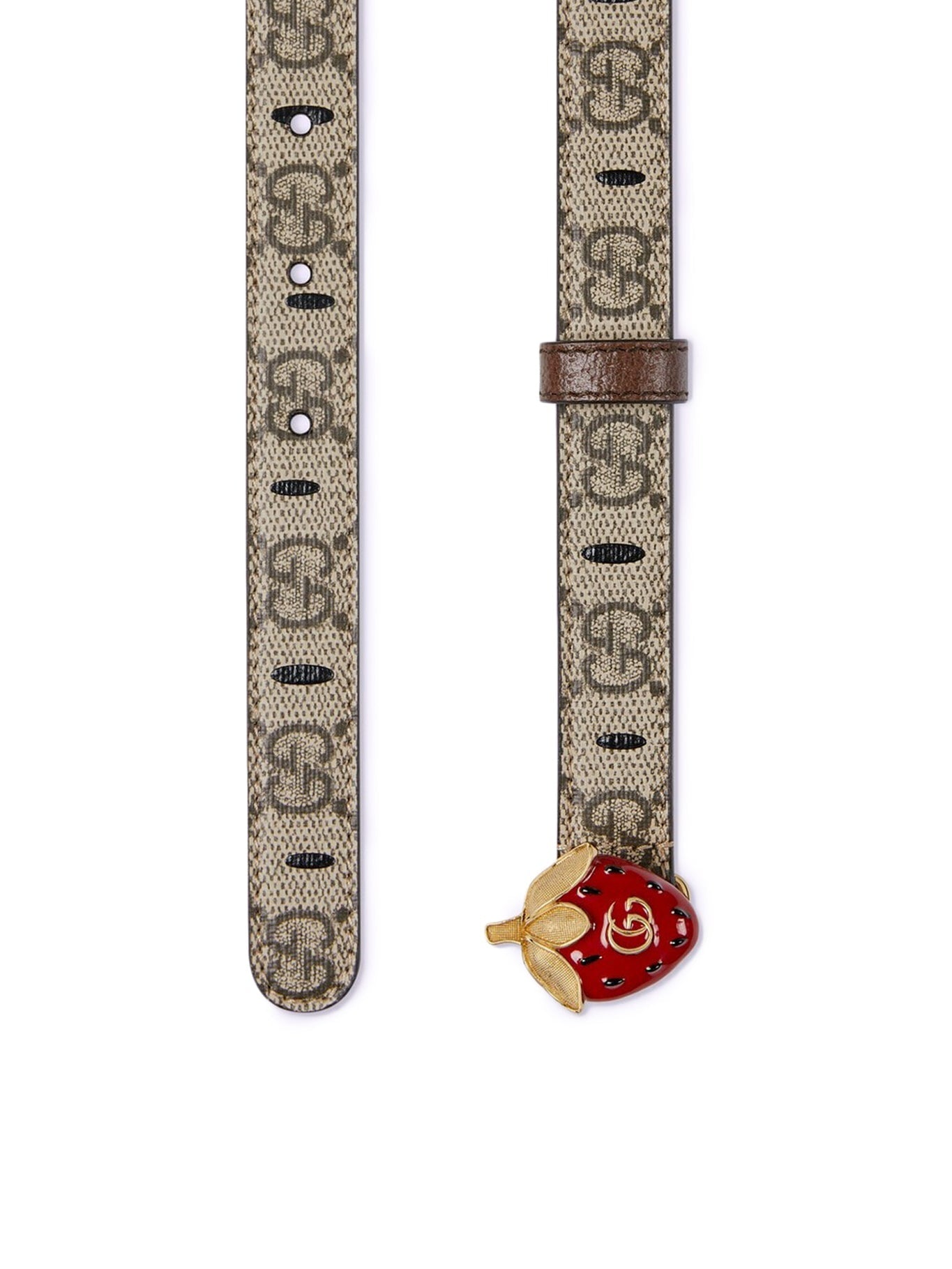 GUCCI
THIN BELT WITH STRAWBERRY BUCKLE size 115