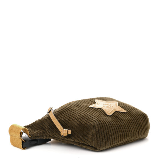 Interlocking G Star Patch Belt Bag Brown fits s to xl