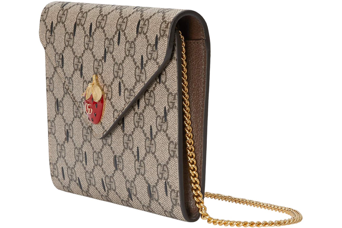 Gucci Double G Strawberry Bag
Mini GG Supreme Beige/Ebony