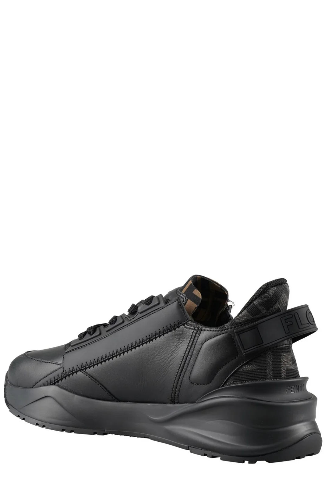 Fendi Flow FF Jacquard Lace-Up Sneakers women’s ~ size 9