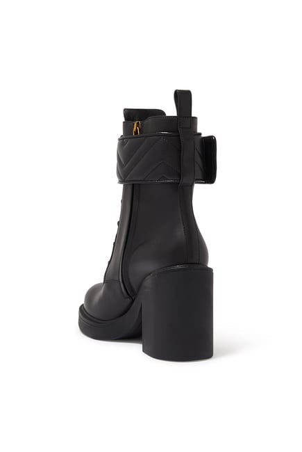 GUCCI
GG Marmont 70 Leather Boots ~ Size 11