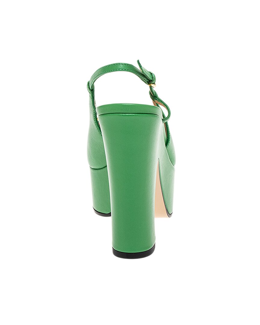 Gucci Horsebit Leather Pump Green ~ Size 10.5