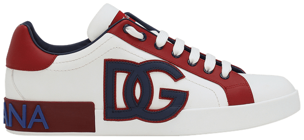 Dolce & Gabbana
Men's Portofino Leather Low-Top Sneakers ~ Size 13