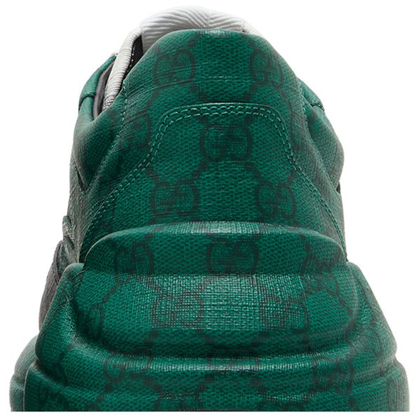 Gucci GG Rhyton 'Green Black Monogram' Mens ~ 7