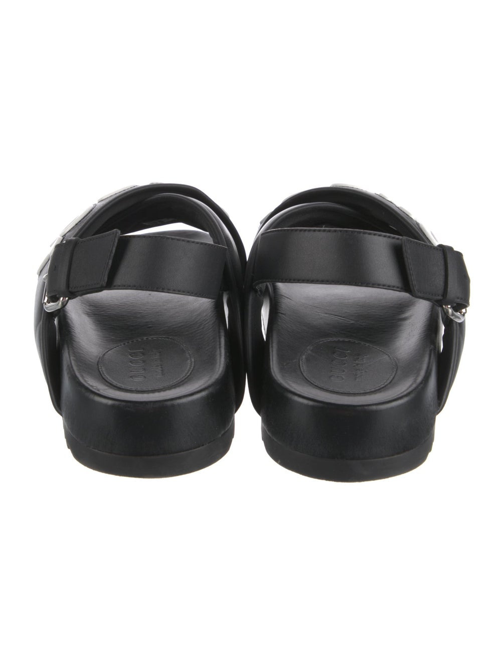 GUCCI 
Logo Calfskin Slingback Sandals Womens ~  Size 12