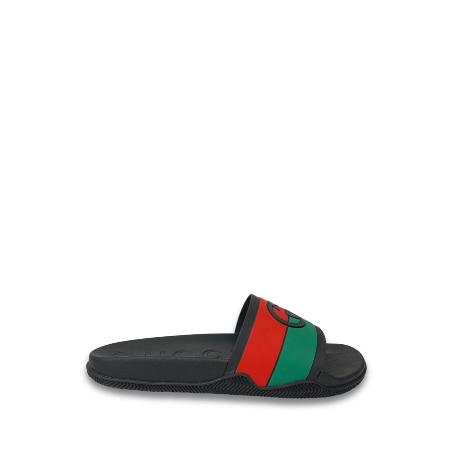 GUCCI MEN’S INTERLOCKING G SLIDE SANDAL ~ Size 7