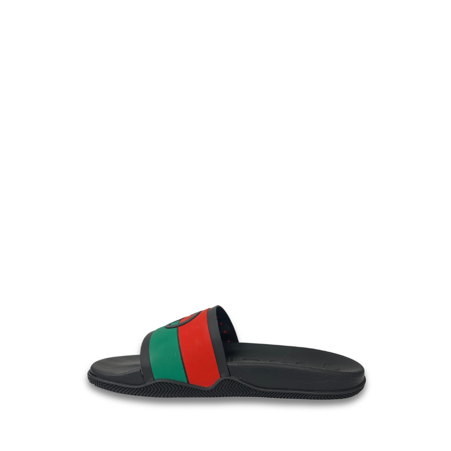 GUCCI MEN’S INTERLOCKING G SLIDE SANDAL ~ Size 7