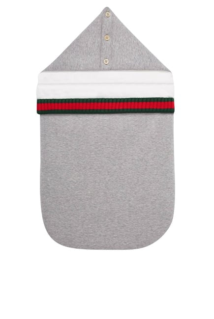 GUCCI
Web Stripe Cotton Baby Nest