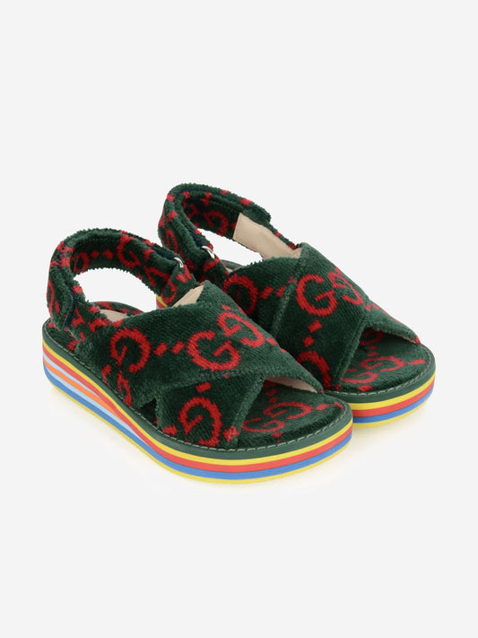 Gucci Kids Sandals - Terry Cloth Sandals size 30 us 12.5