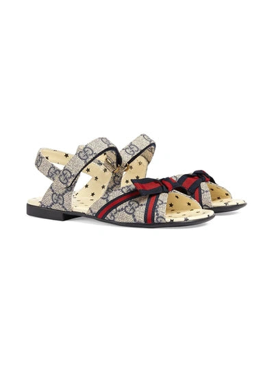 Gucci GG Sandals 'Beige Blue size 33 us 2