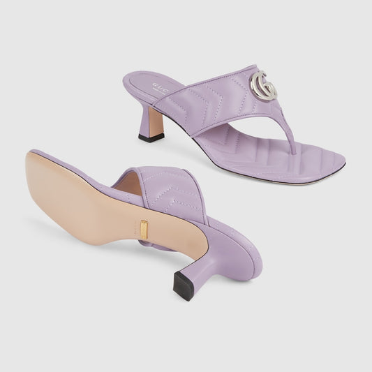 GUCCI
Women's Double G thong sandal ~ size 10