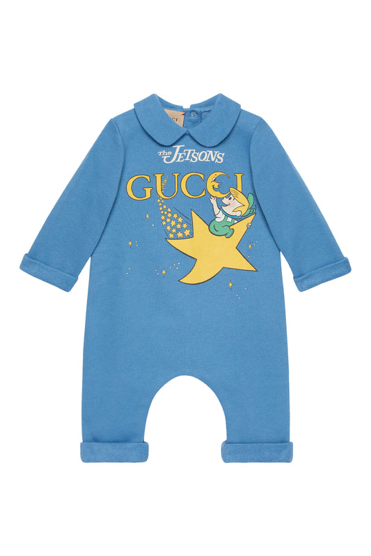 Gucci baby The Jetsons Print Romper in Felted Cotton-jersey ~ 3/6 months