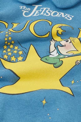 Gucci baby The Jetsons Print Romper in Felted Cotton-jersey ~ 3/6 months